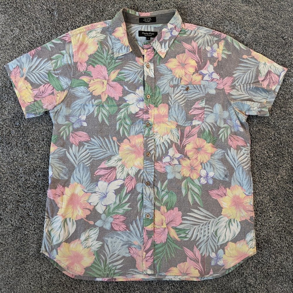 Men's Button Up wPocket Hawaiian Shirt (A333)